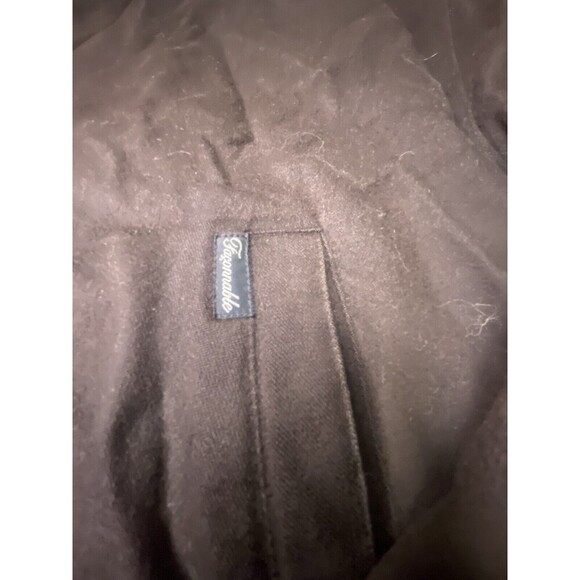 Faconnable Bomber Jacket Mens L Brown Wool Loro Piana Storm System Full Zip - Picture 3 of 8